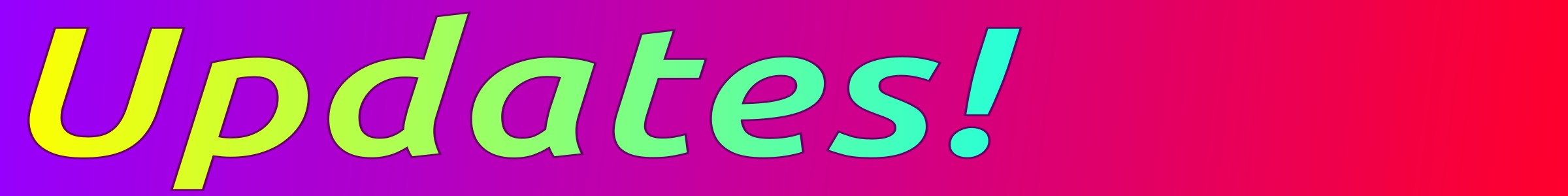 Updates